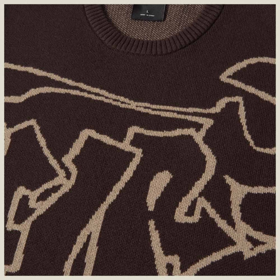 Huf Ανδρικό φούτερ Outlines Crewneck Sweater